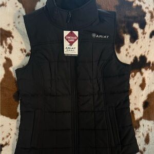 Ariat Women's Black Crius Quilted Vest